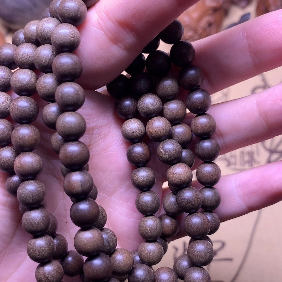 檀香木手串/手链雪**光0.8/108阴沉