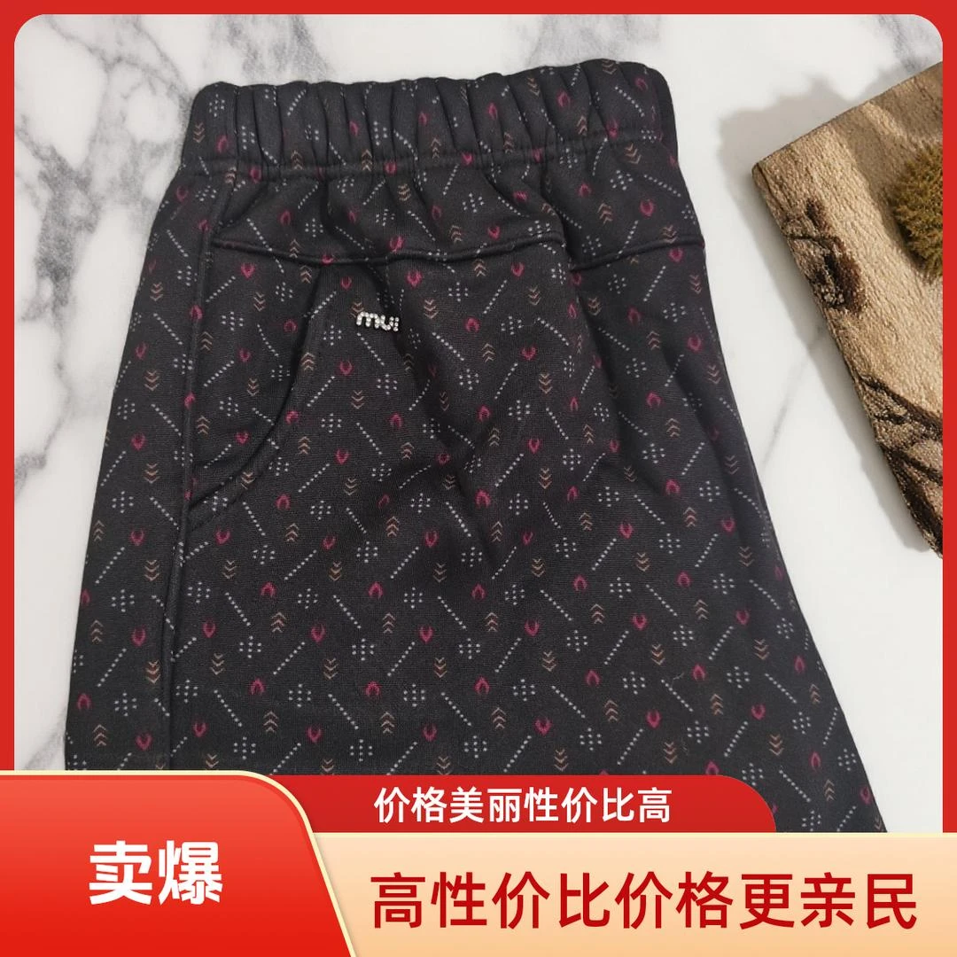 A035中老年棉裤女冬加绒加厚外穿保暖妈妈裤子老年人棉裤防寒裤子