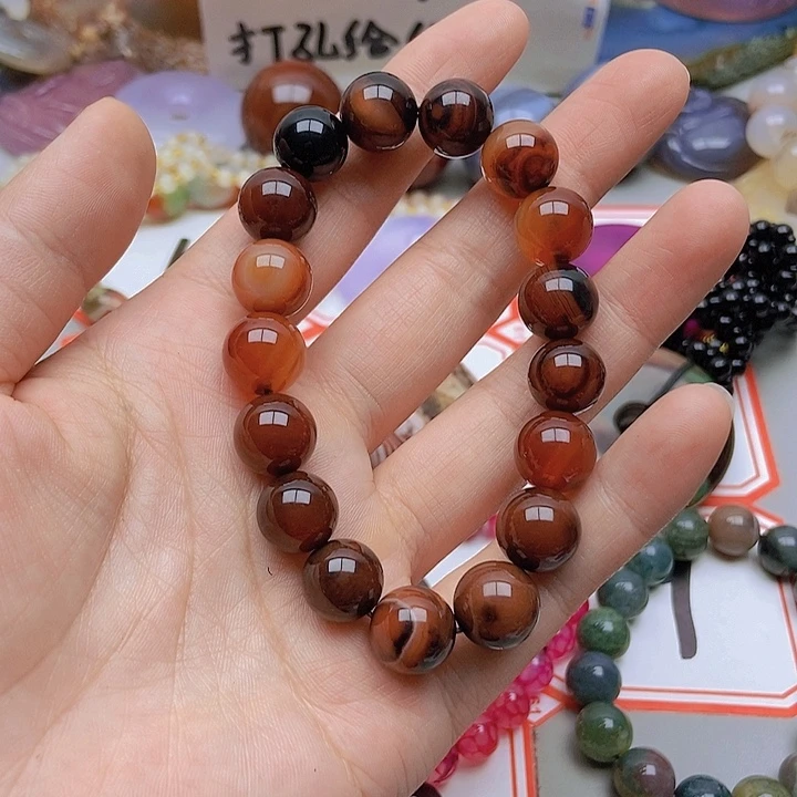 【闪购商品】玛瑙/玉髓未镶嵌珠宝半成品糖**香