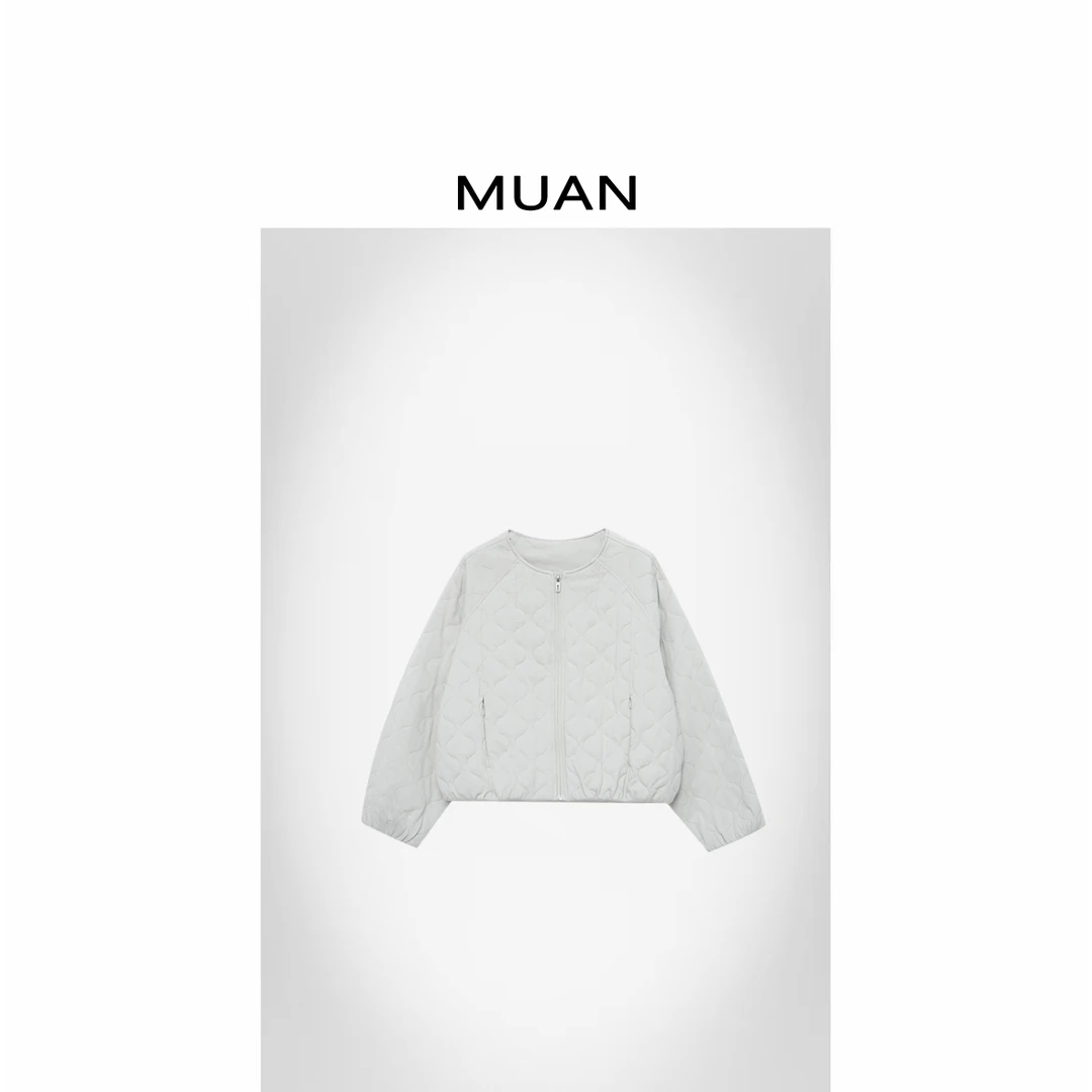 JADE阿毛：《茶卡盐湖棉服》定制100棉高级长袖棉服外套女D-MJ-F8615