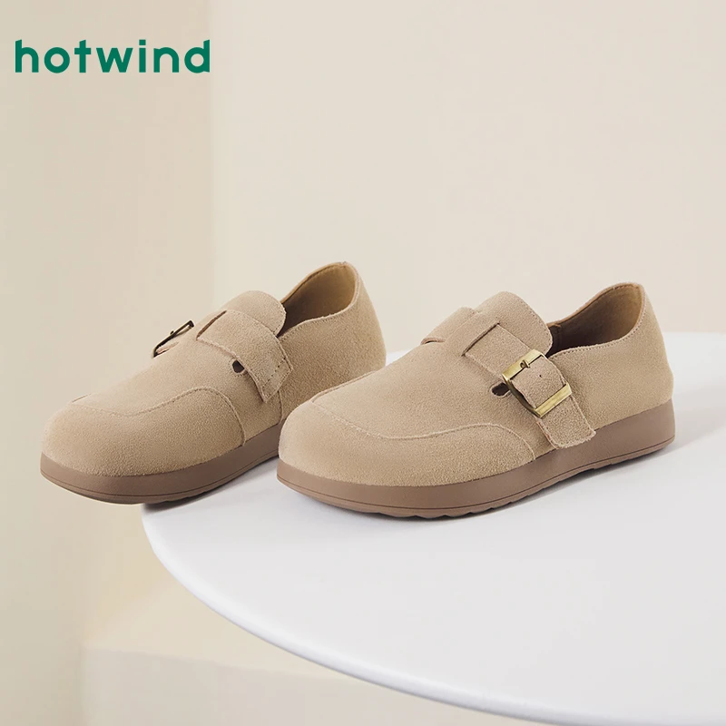 热风2025年春季新款女士时尚休闲鞋H15W25501