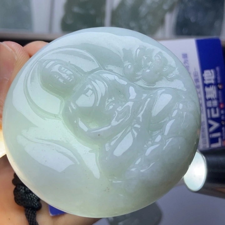翡翠未镶嵌挂件翡翠