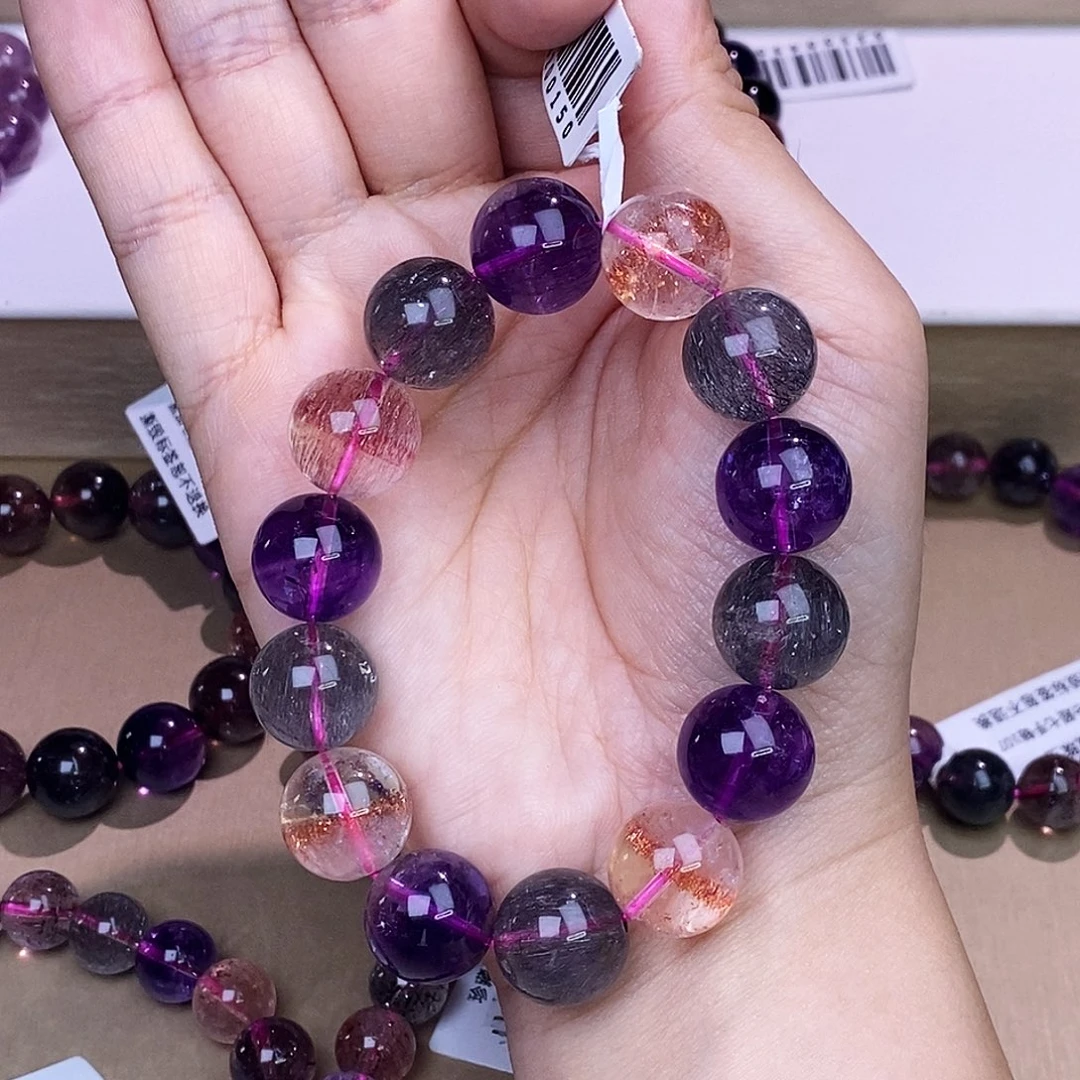 水晶手链未镶嵌仙女超七14mm