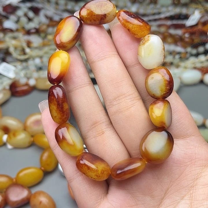 和田玉（糖玉）未镶嵌手链