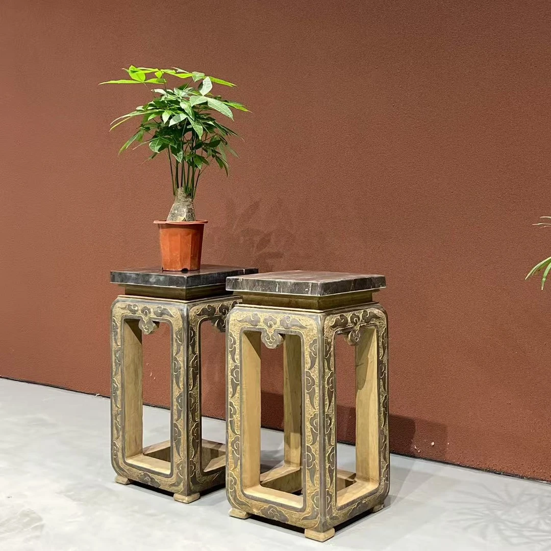 石雕，品相如图，一对