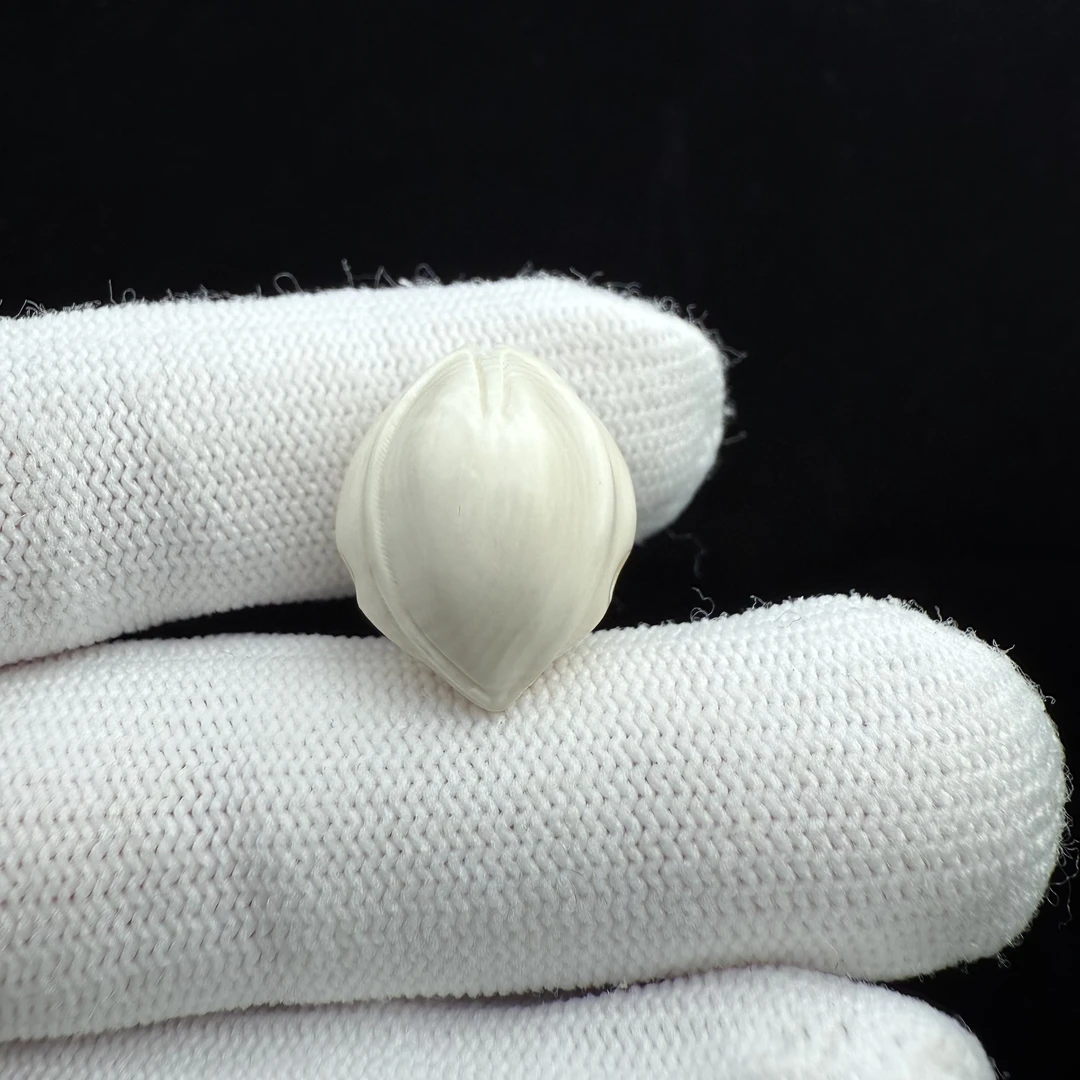 J2234天然猛犸牙 配饰三通15*19mm一物一图 假一罚十