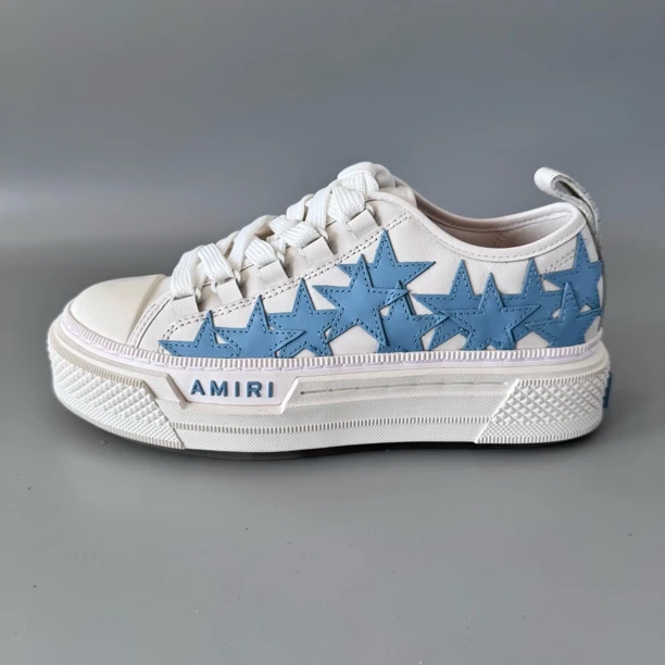 AmIRi/埃尔米 am116 厚底星星休闲全皮板鞋