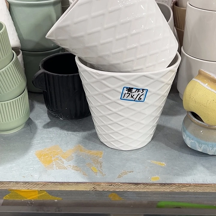 有孔！全场福利价陶瓷花盆10包邮