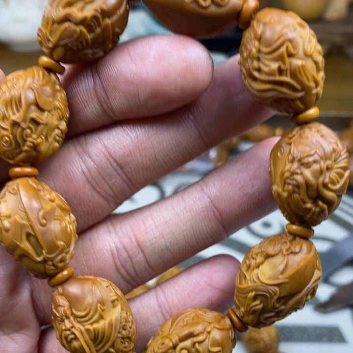 橄榄核手串/手链橄榄核雕工艺手串