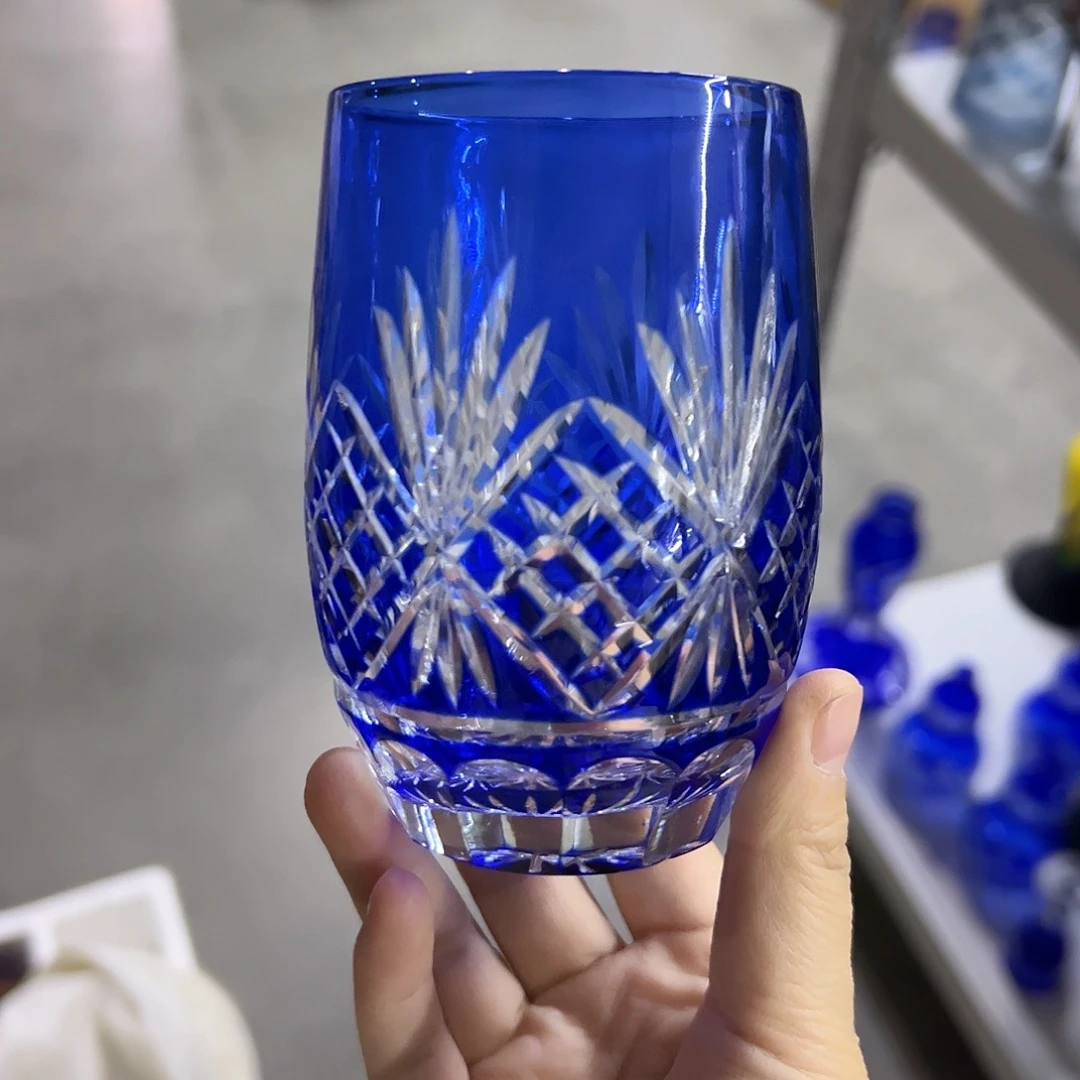 平底款水晶玻璃微瑕一个