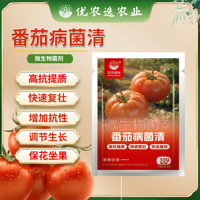 番茄病菌清复合微生物菌剂番茄西红柿蕃柿洋柿子蔬菜专用叶面肥料