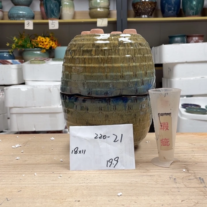 紫砂花盆多肉花盆微瑕21