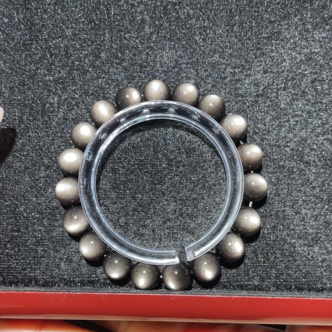 【闪购商品】未镶嵌黑曜岩手串@*然