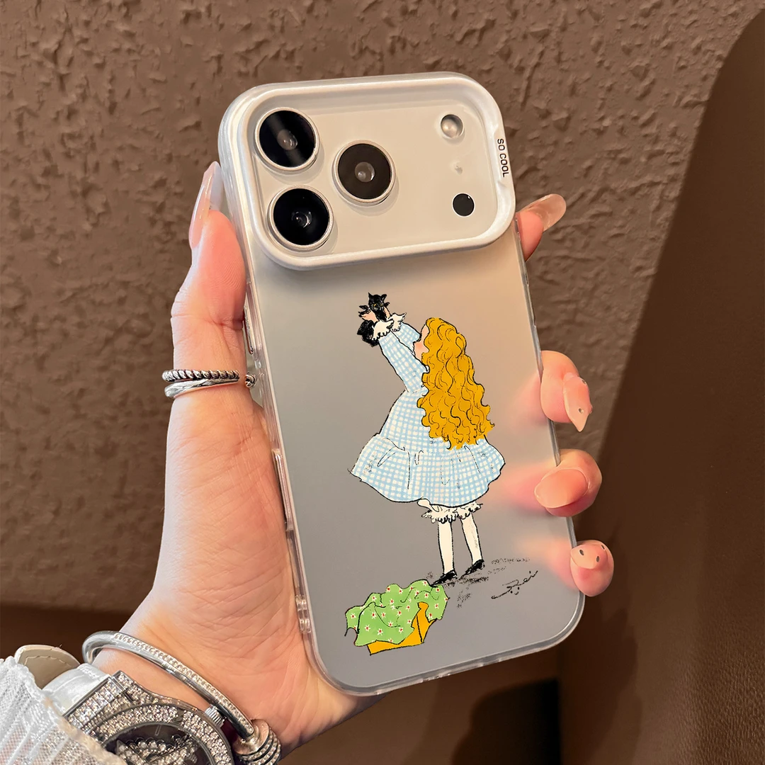 金发女孩适用苹果17promax手机壳防摔iPhone16新款14可爱15高级感