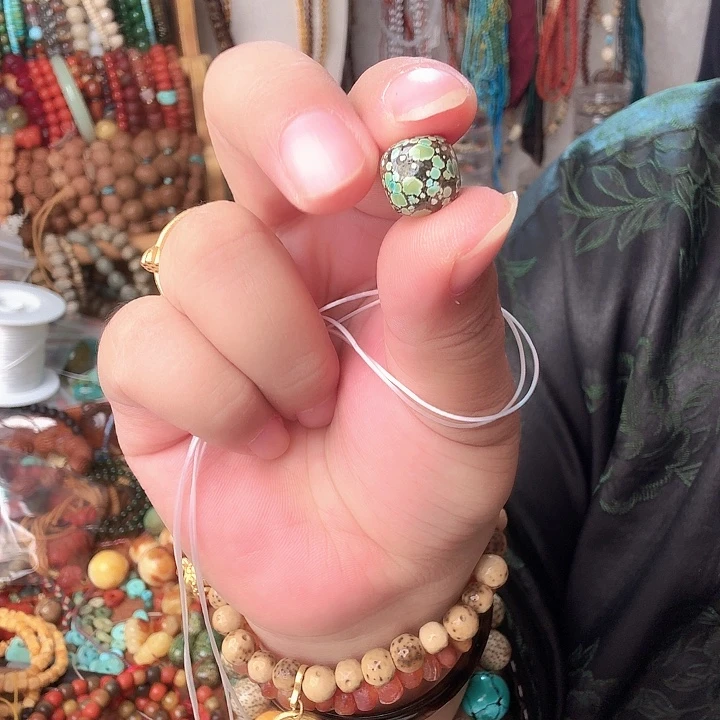 快****手链琥珀未镶嵌不退