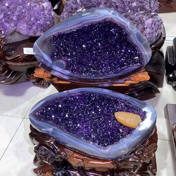 未镶嵌大型摆件（非配饰）紫晶