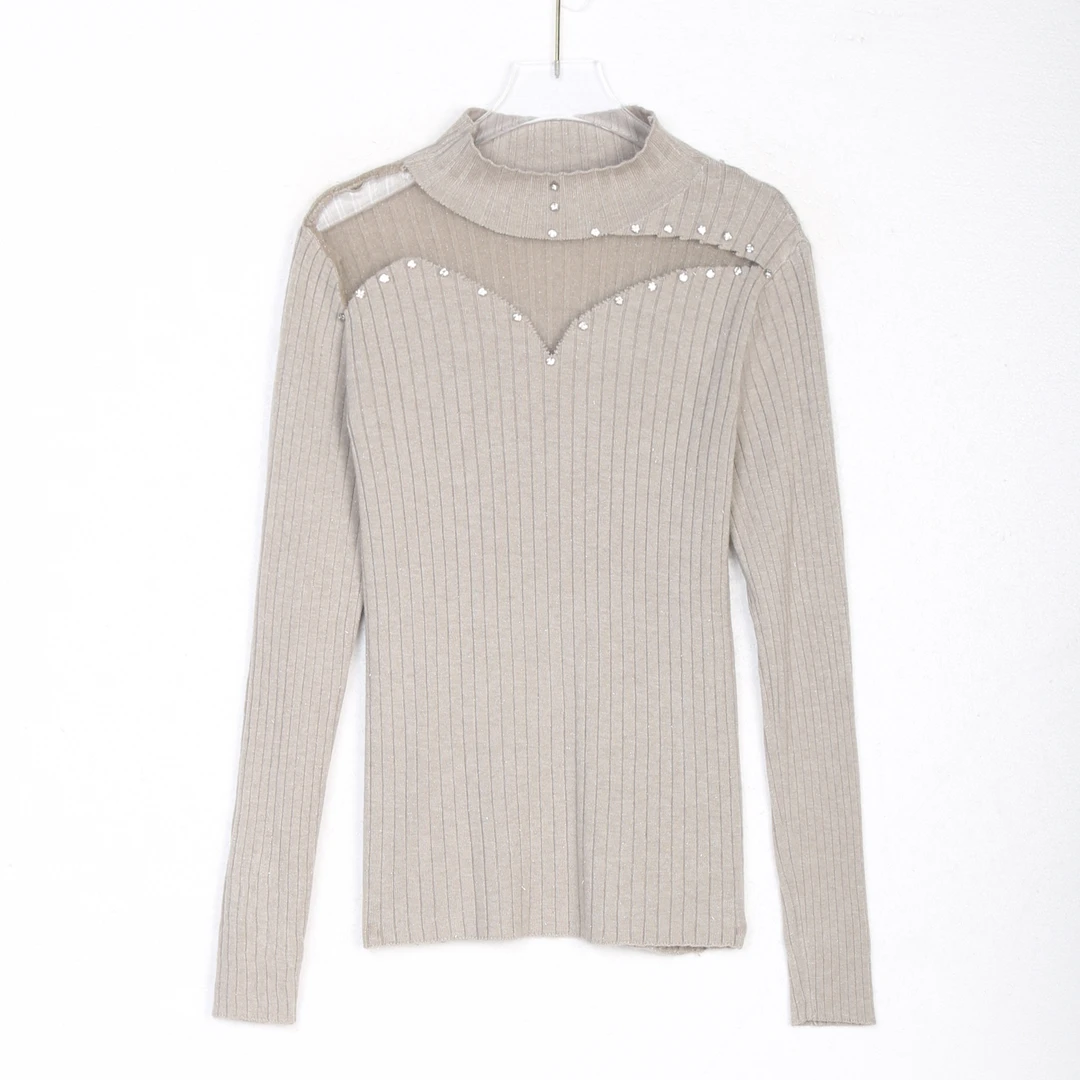 【糯米姐】春夏新款百搭时尚针织衫上衣G8868