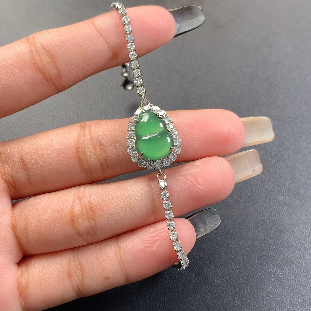 翡翠未镶嵌手链手链