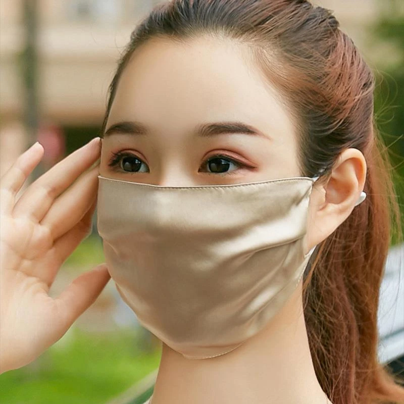 冰丝防晒口罩女夏天透气脸罩术后防护遮阳面纱高颜值双层防尘面罩