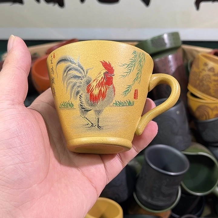 茶杯紫砂全手工紫砂主人杯