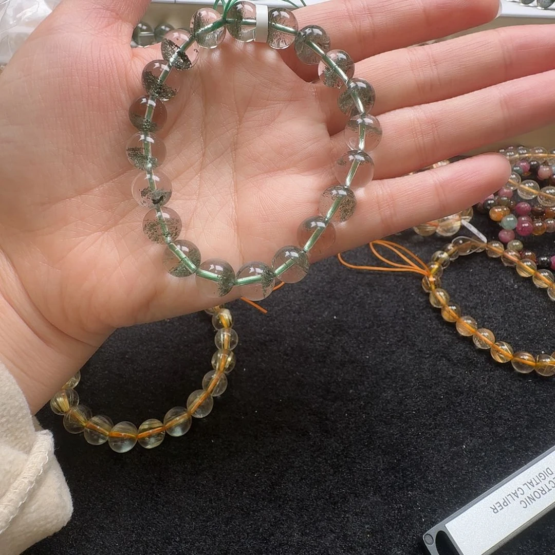 水晶手链未镶嵌单*线天然