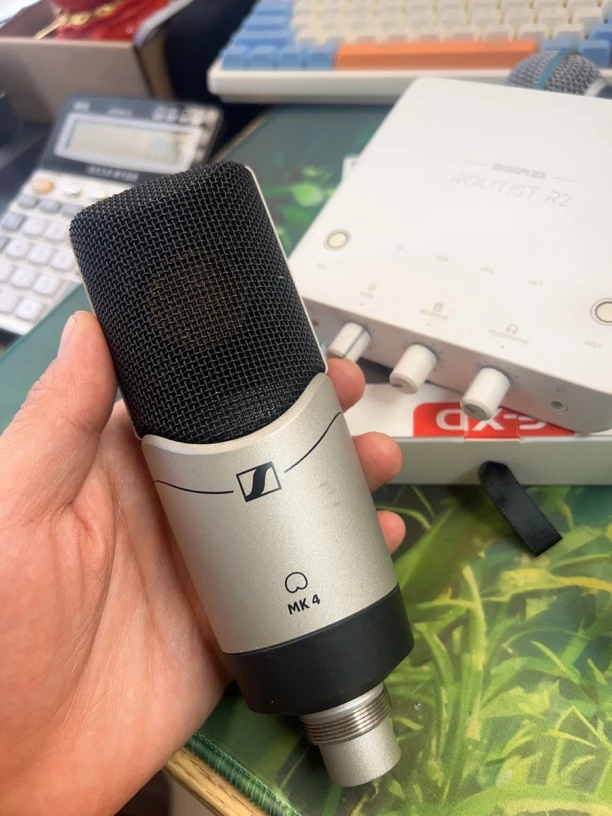 未拆封  迷笛r2搭配森海塞尔mk4套装