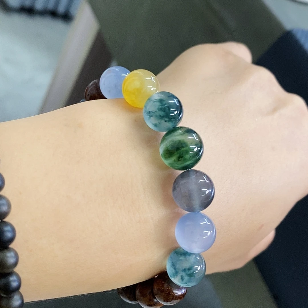 未镶嵌挂件翡翠手串