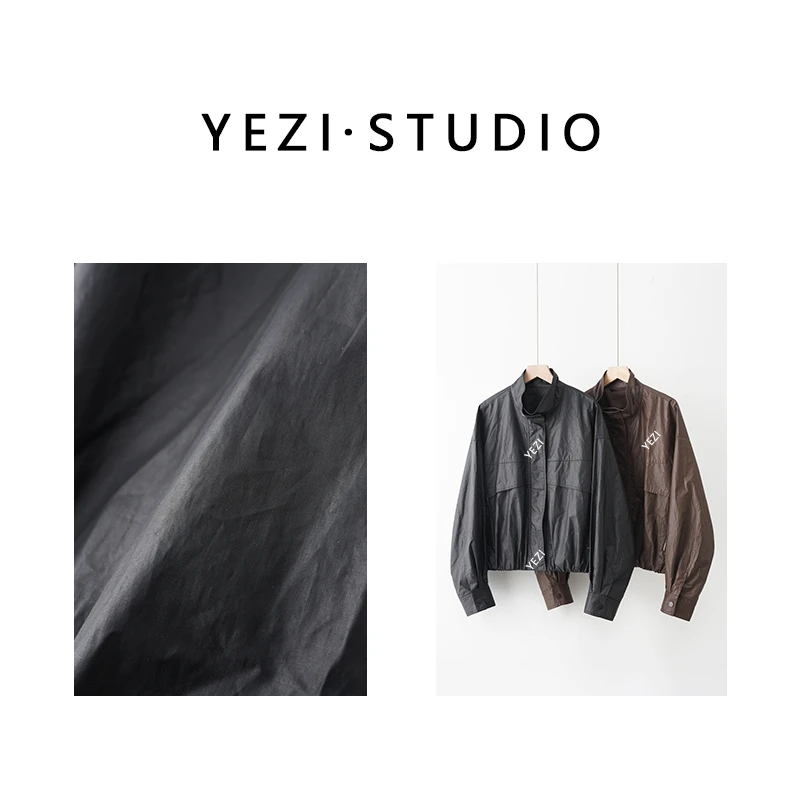 叶子定制【洛斯汀】轻量休闲工装立领夹克短外套25115302-2/16