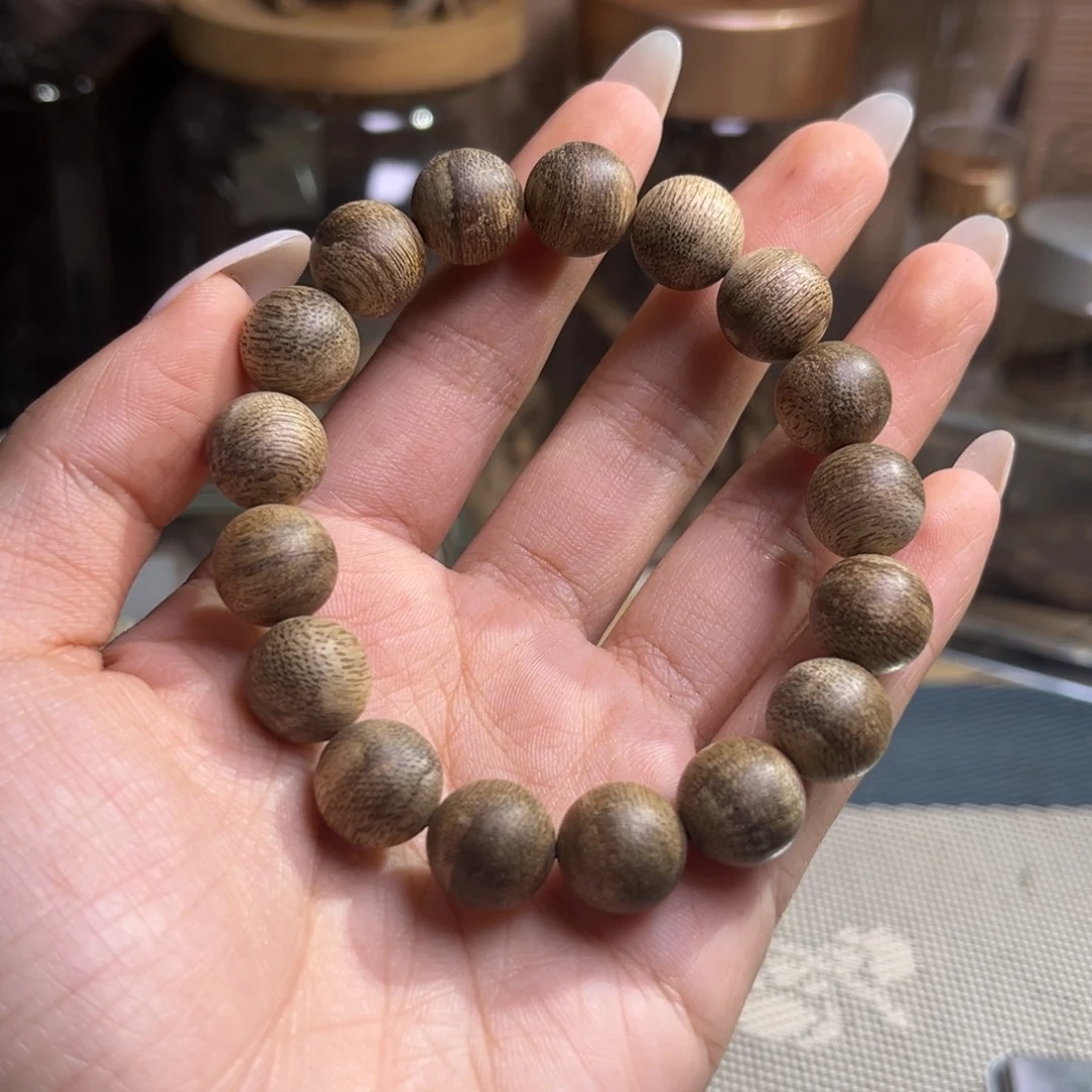 沉香手串柬埔寨菩萨棋1.2规格10.8