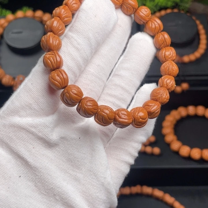 姬***界木质类精品桃核单圈