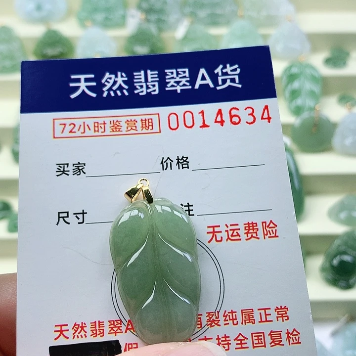 颈饰未镶嵌翡翠吊