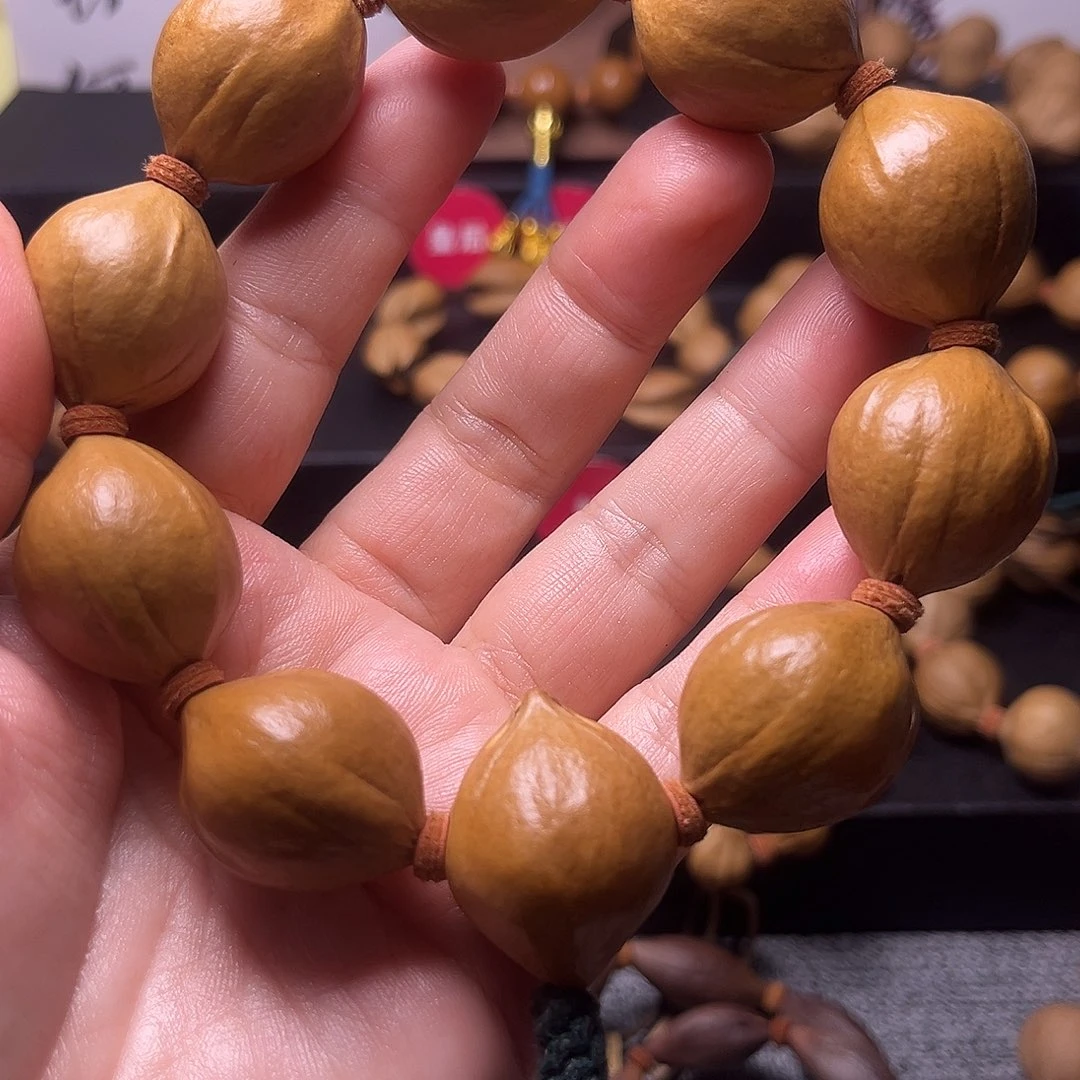 手串橄榄核梅林蜜桃臀22.26