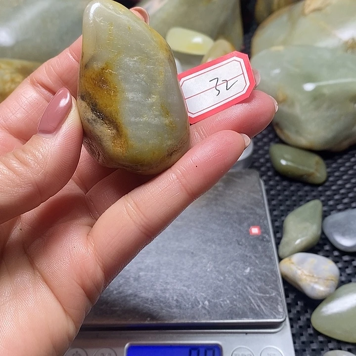 和田玉未镶嵌挂件32