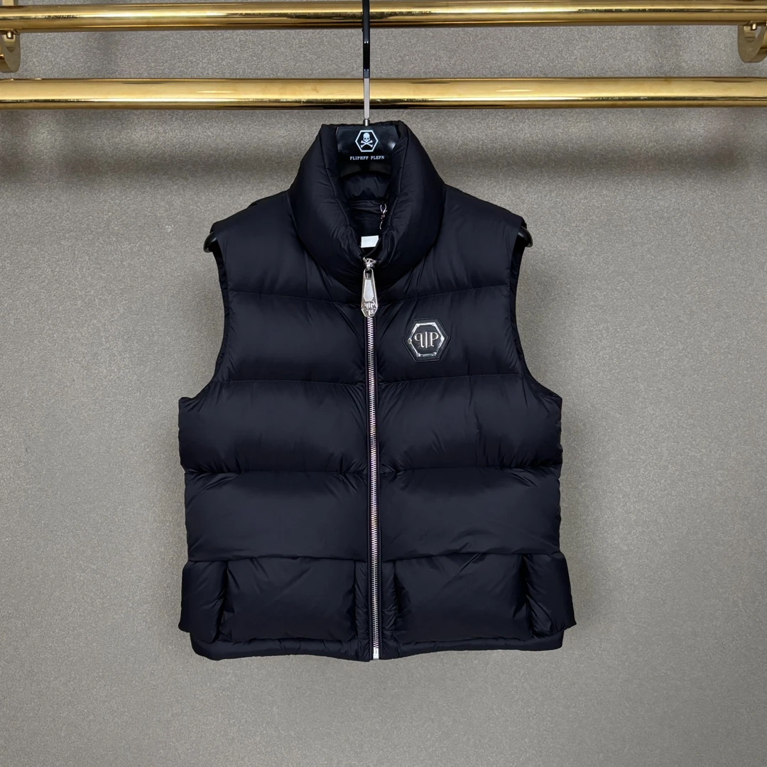 PLIPHPP PLEPN2025冬季步步高升90白鸭绒马甲男高奢羽绒背心Y2202