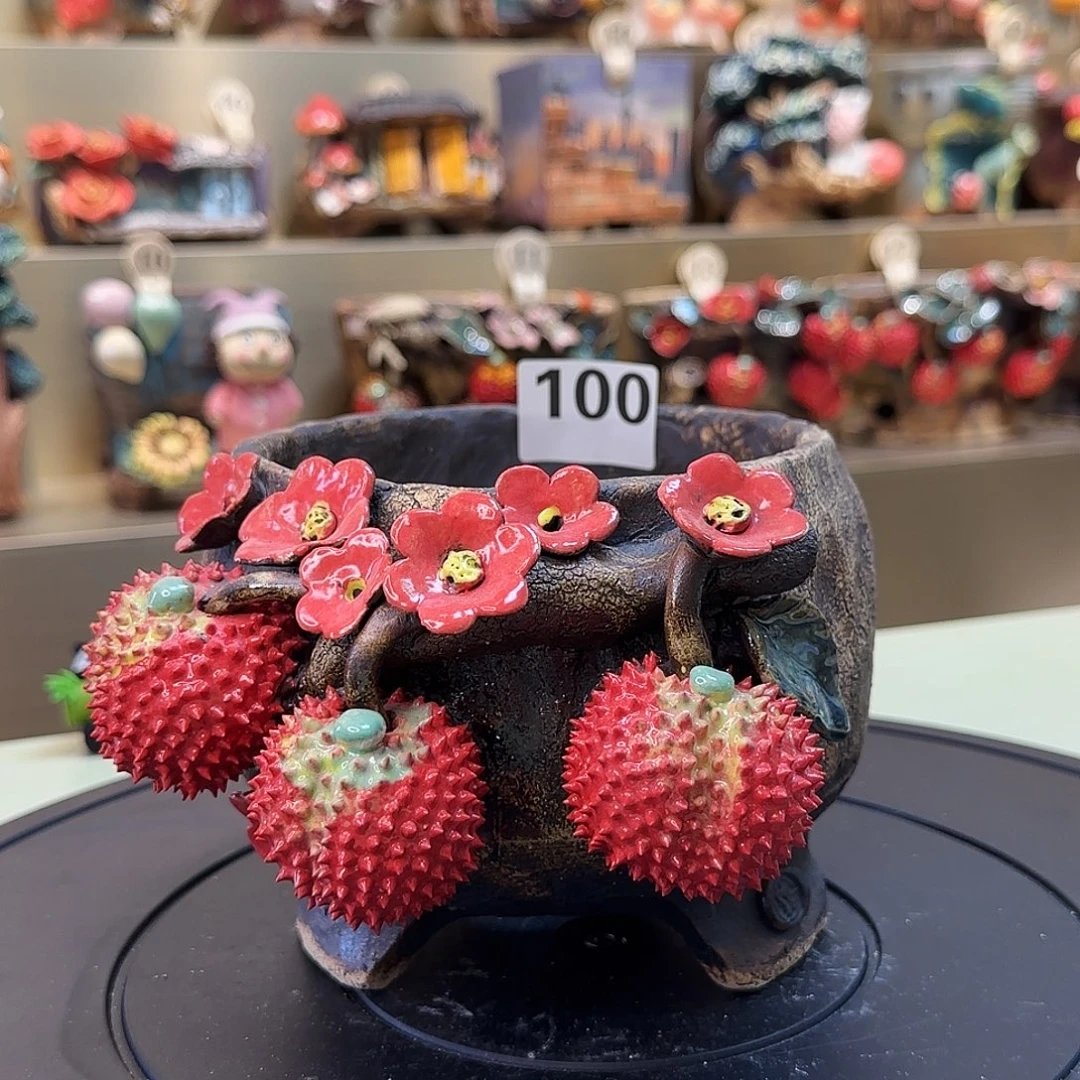 100 【闪购】精致多肉花盆