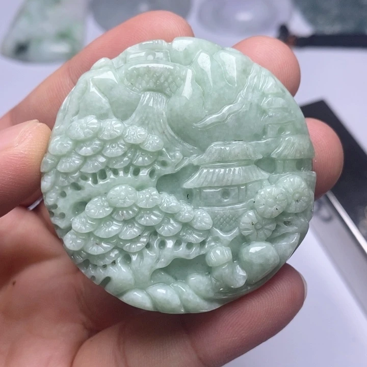 颈饰未镶嵌翡翠翡翠