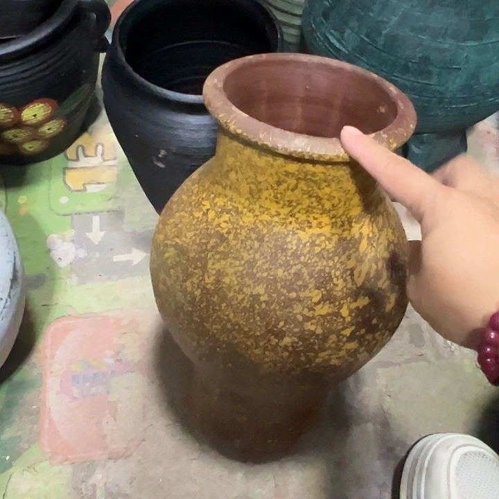 瑕疵窑裂有孔高31口14