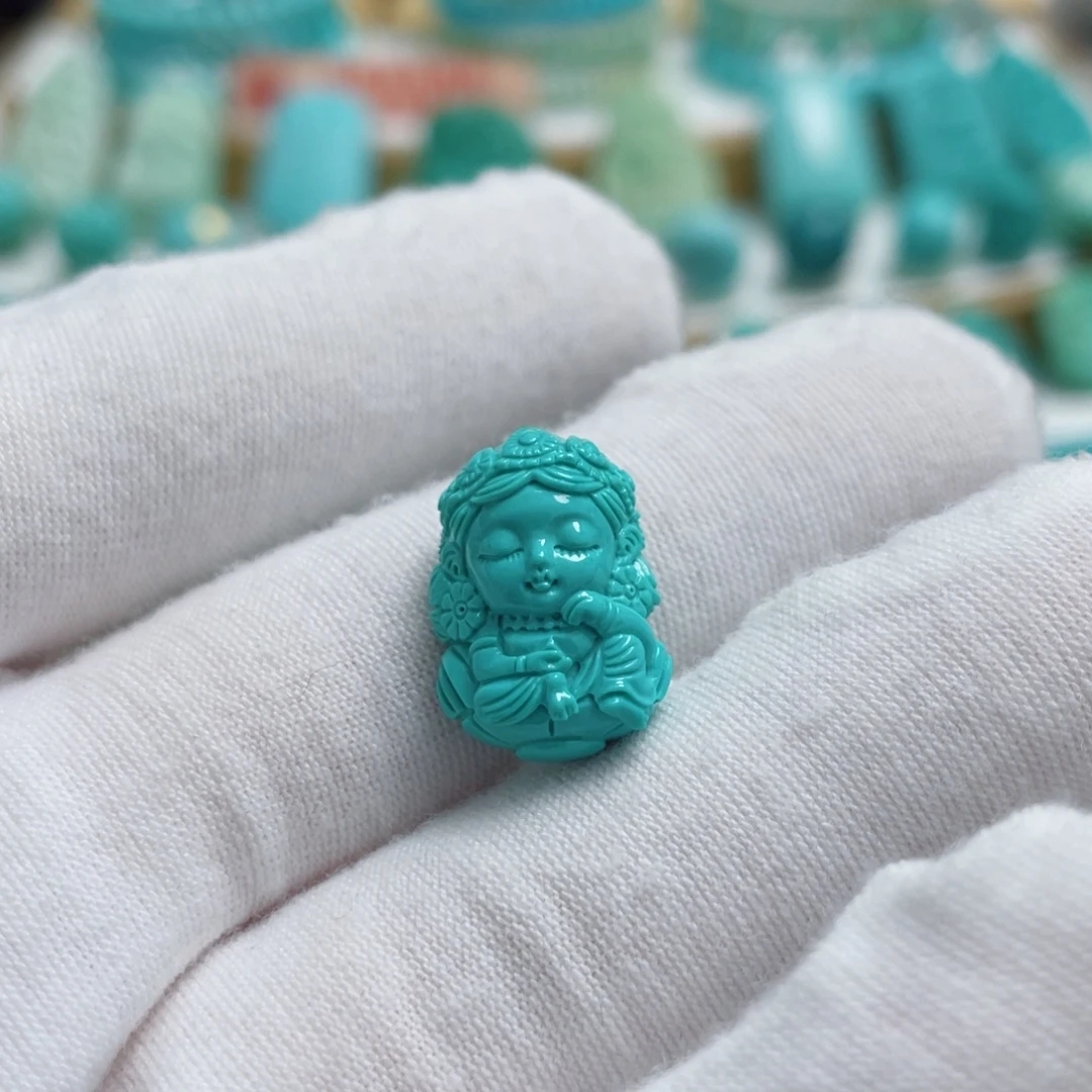 绿松石未镶嵌珠宝奇石