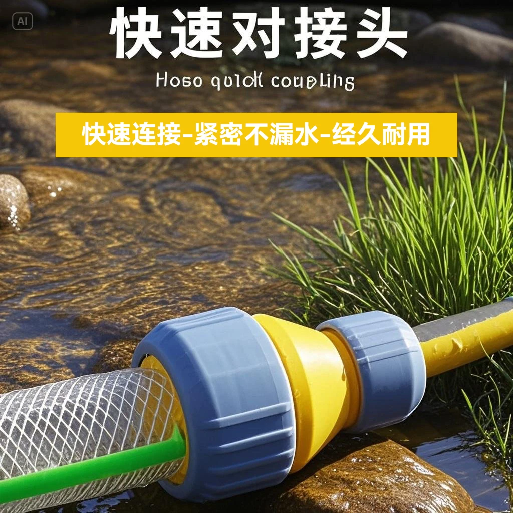 快速延长4分8分6分水管接头配件水管接头万能通用水管接头对接