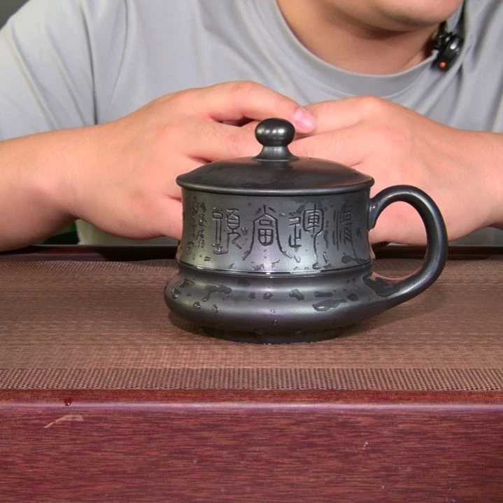 茶杯紫砂高货放漏