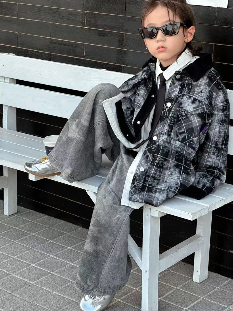 【现货】MF-8806双色实体高品质保暖韩版时尚棉衣儿童时尚休闲外套