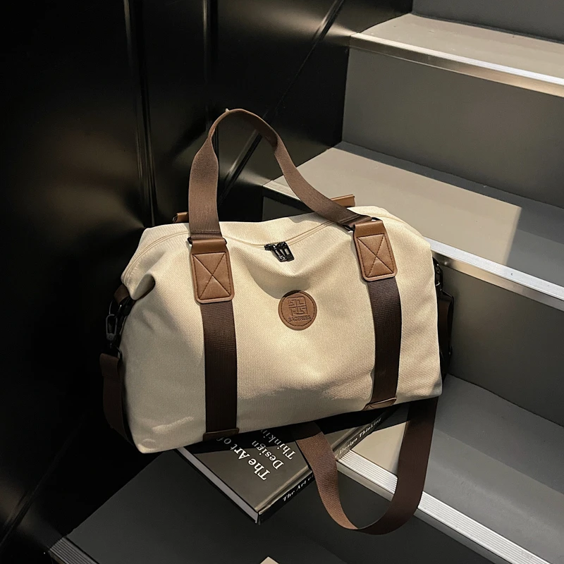 大容量短途旅游旅行包男女高颜值单肩潮流学生手提运动健身登机包