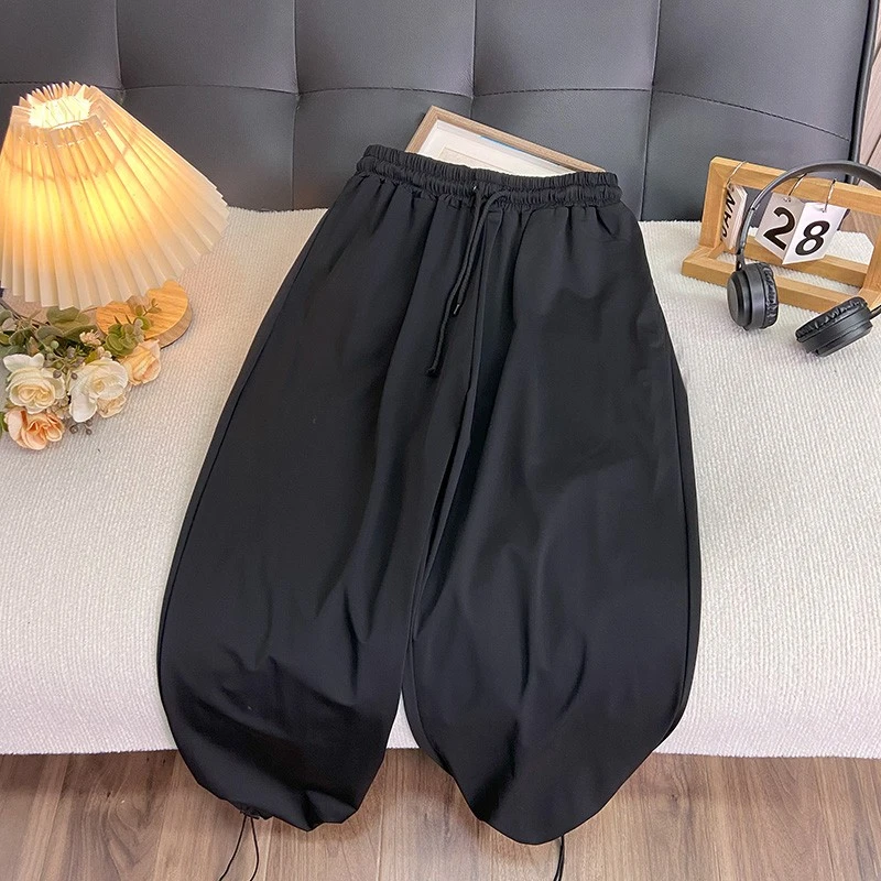 佑妈家童装 青少年春夏长裤 大童弹力速干裤 亲子装防蚊裤