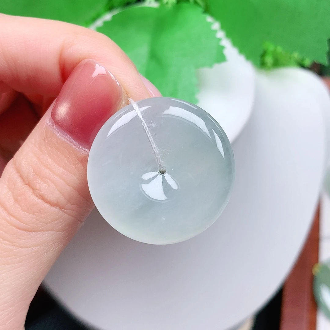 翡翠未镶嵌颈饰平安28-5.3