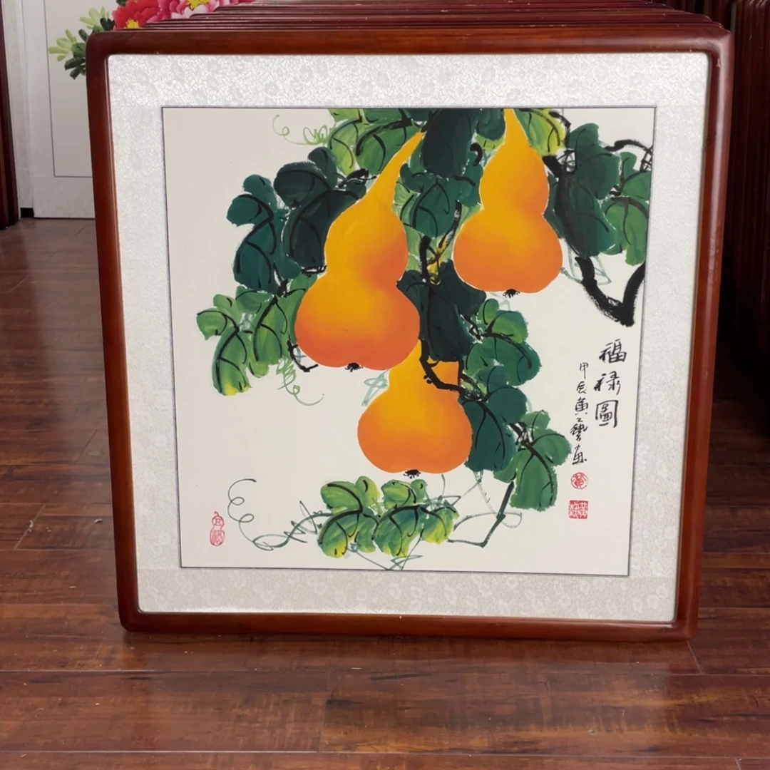 国画带框尺寸63*63厘米