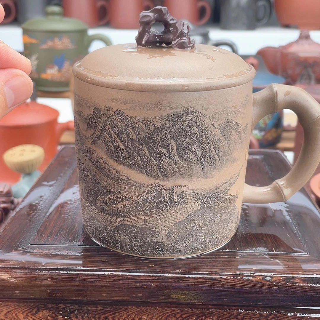 紫砂茶杯高档紫砂茶具套装