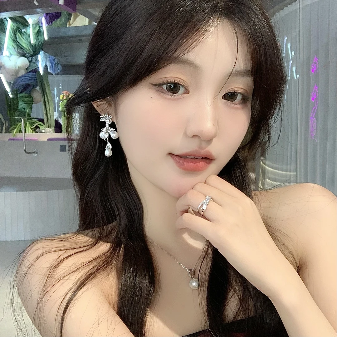 FULL GIRLISH耳环01336超仙小众植物花卉耳环