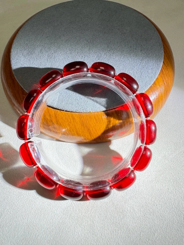 莫尔达维红陨 手串 H298