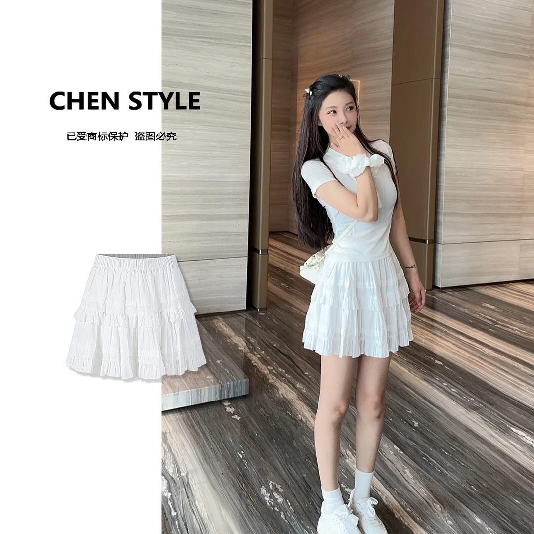 楚楚君~【俏皮裙】Q35858洋气初恋蛋糕蓬蓬裤裙