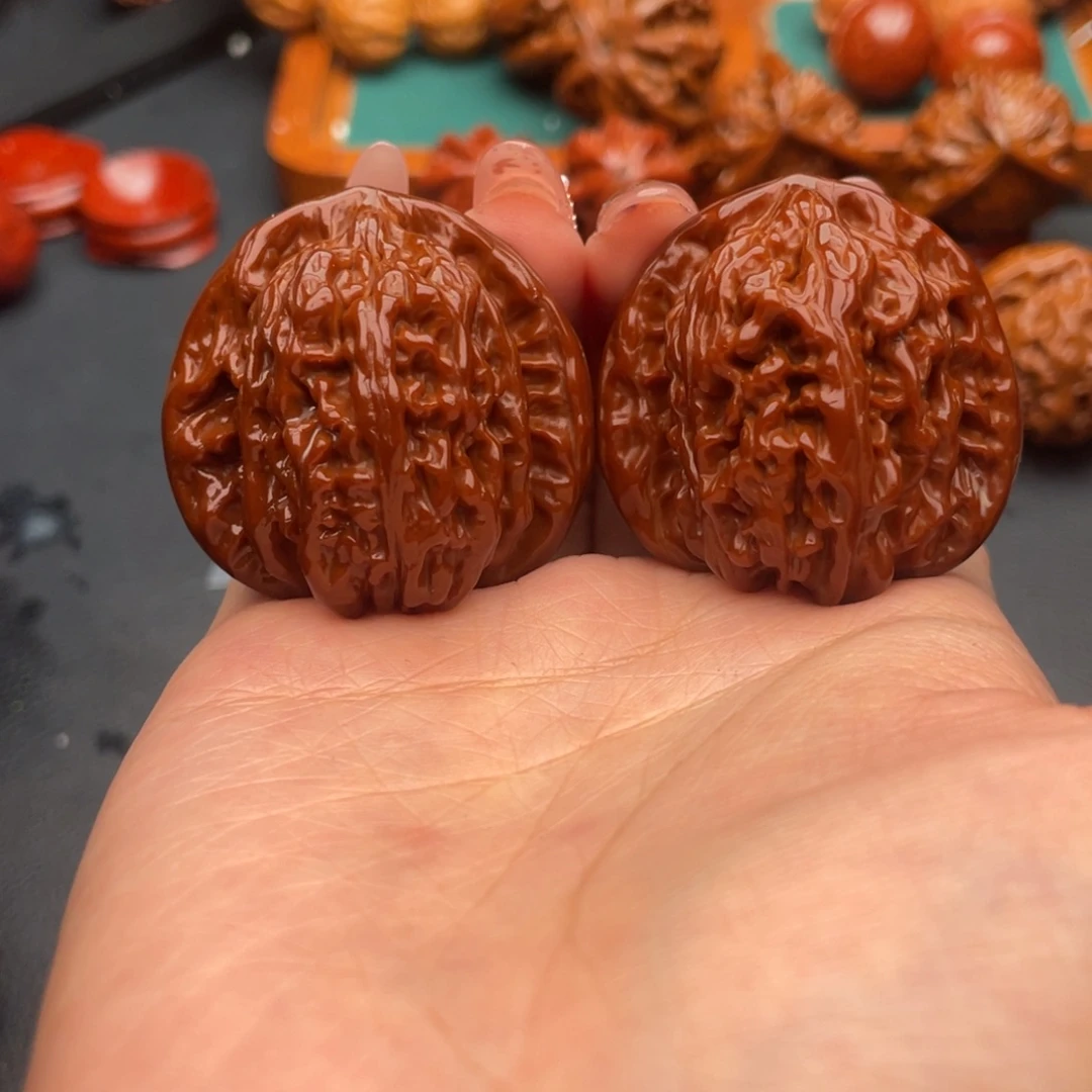 把件文玩核桃四座楼